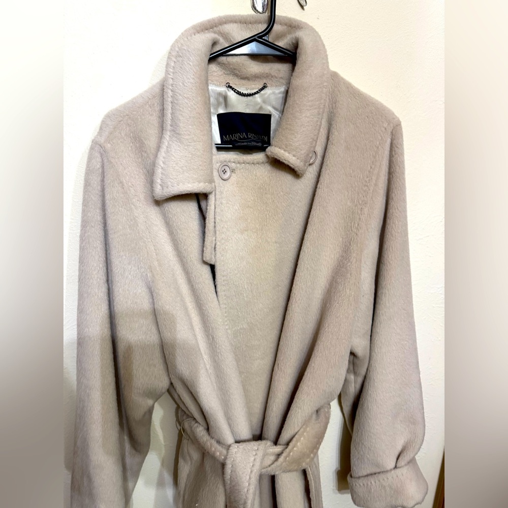 Marina Rinaldi Cream Trench Coat